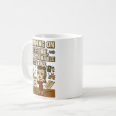 Tasse Courir sur Caféine et Chaos (Devant gauche)
