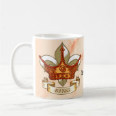 Tasse Couronne Bannière Roi (Gauche)