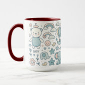 Tasse Couronne Ourson Mignon Bébé (Gauche)