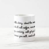 Tasse courte de poème pour le café de matin (Centre)