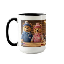 Tasse Cozy Bear Couple | La famille Frosty