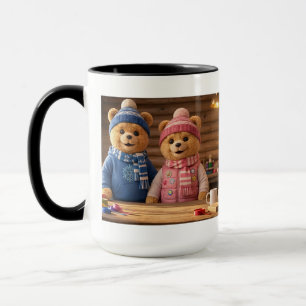 Tasse Cozy Bear Couple La famille Frosty