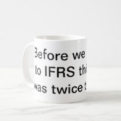 Tasse craintive d'IFRS (Devant gauche)