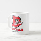 Tasse cramoisie de marée de Dunbar (Devant gauche)
