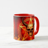 Tasse Crâne de Démon (Devant droit)