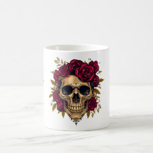 Tasse Crâne Glam Tasse Élégante d'Halloween Goth