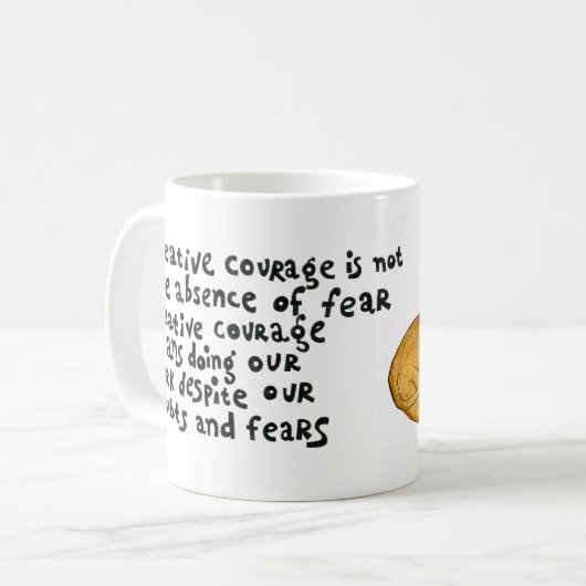 Tasse créative de courage (Devant gauche)