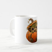 Tasse Créature de Citrouille Moussue Mignonne (Devant gauche)