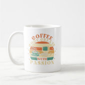 Tasse Créer avec Passion Code Café Rétro pour Prog (Gauche)
