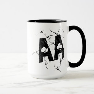 Tasse criquée d'as