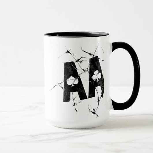 Tasse criquée d'as (Droite)