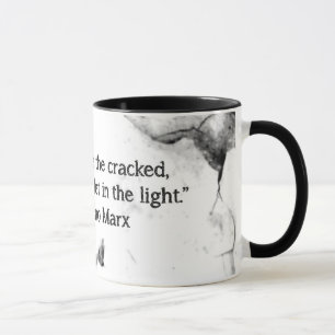 Tasse criquée de citation