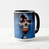 Tasse criquée de crâne (Devant droit)