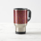 Tasse "Crochetée" aux couleurs d'automne bigarrées (Devant droit)