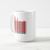 Tasse croisée Believe (Devant gauche)