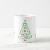 Tasse croisée d'arbre de Noël de point (Centre)