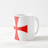 Tasse croisée de Templar de chevaliers - (Devant droit)