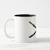 Tasse croisée d'épées de Katana (Gauche)