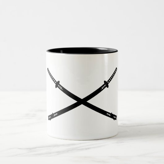 Tasse croisée d'épées de Katana (Centre)