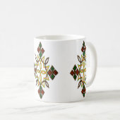 Tasse croisée éthiopienne classique de motif (Devant droit)