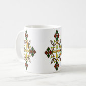 Tasse croisée éthiopienne classique de motif (Devant gauche)
