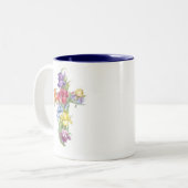 Tasse croisée - iris (Devant gauche)