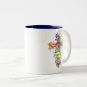 Tasse croisée - iris (Devant droit)
