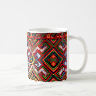 Tasse croisée ukrainienne de Pâques de broderie 