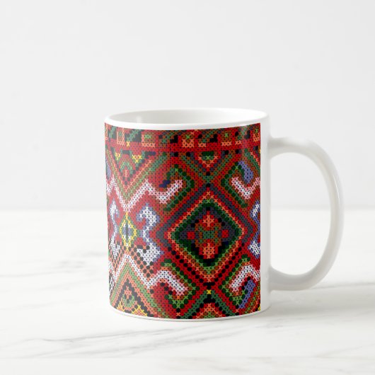 Tasse croisée ukrainienne de Pâques de broderie de (Droite)