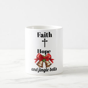 Tasse croix et clochettes inspirante