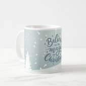 Tasse « Croyez à la magie de Noël » (Devant gauche)