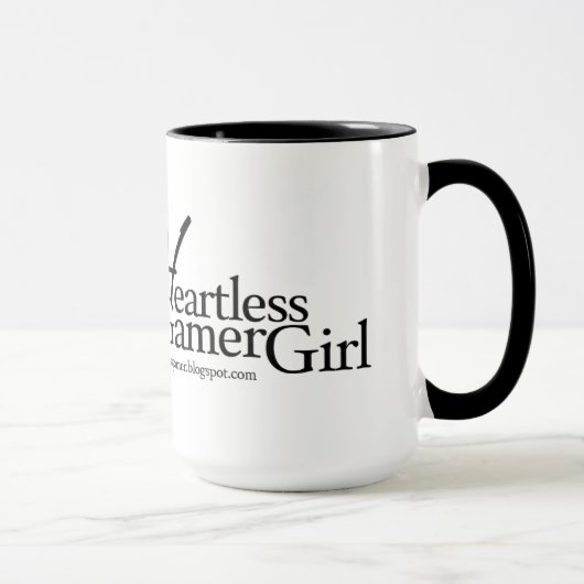 Tasse cruelle de logo de fille de Gamer (Droite)
