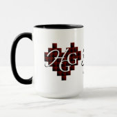 Tasse cruelle de logo de fille de Gamer (Gauche)