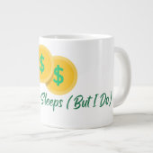 Tasse Crypto Ne Dort Jamais Mais Moi Si (Devant droit)