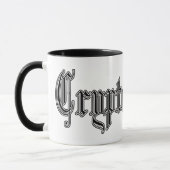 tasse "cryptographie " d'étude d'université (Gauche)