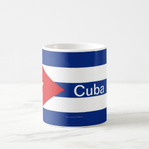 Tasse cubaine de drapeau