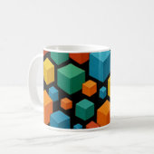 Tasse cube noir (Devant gauche)