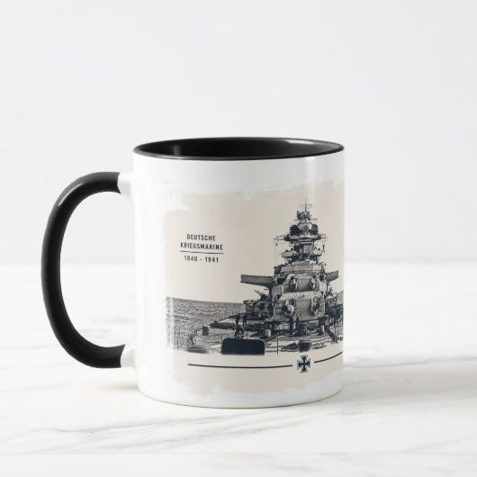 Tasse Cuirassé Bismarck (Gauche)
