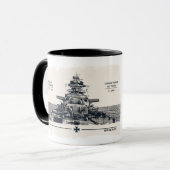 Tasse Cuirassé Bismarck (Devant gauche)