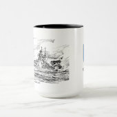 Tasse Cuirassé Bismarck (Centre)