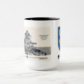 Tasse Cuirassé Bismarck (Centre)