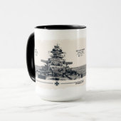 Tasse Cuirassé Bismarck (Devant gauche)