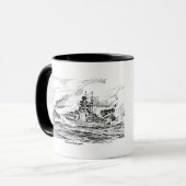 Tasse Cuirassé Bismarck (Devant gauche)