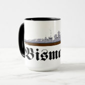 Tasse Cuirassé Bismarck (Devant gauche)