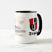 Tasse cuirassé Tirpitz (Devant droit)