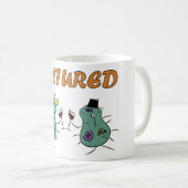 Tasse "cultivée" de microbiologie (Devant droit)