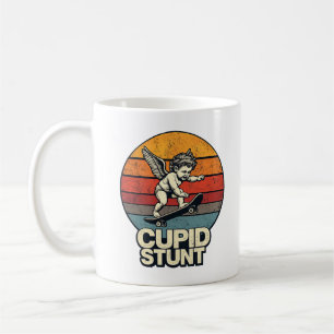 Tasse Cupid Stunt drôle ange vintage rétro coucher