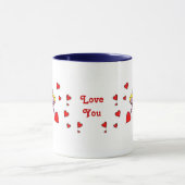 Tasse Cupidon de la Saint-Valentin (Centre)