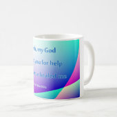 Tasse curative chrétienne de cadeau (Devant droit)