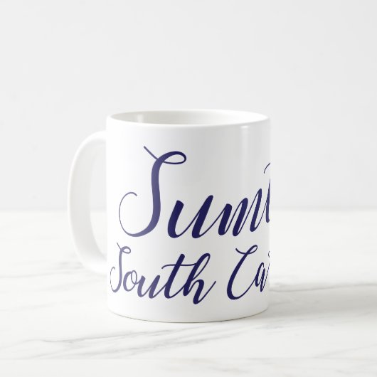 Tasse cursive de Sumter (Devant gauche)